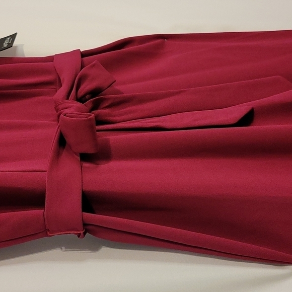 MARINA Halter Jewel Neck  Fuschia Color Jumpsuit - Picture 6 of 16